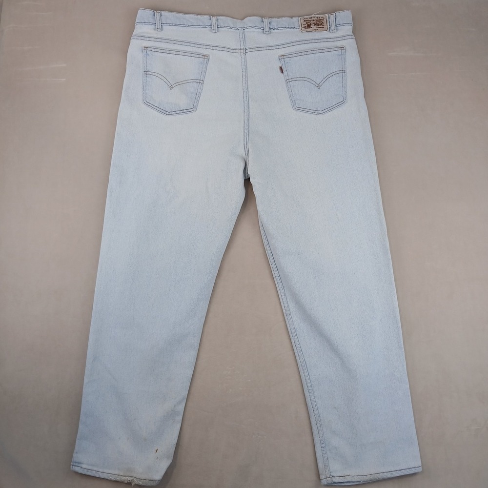 Vintage Levis 540 Flex 42x28 Mens Jeans Brown Tag 1998 FLAWS